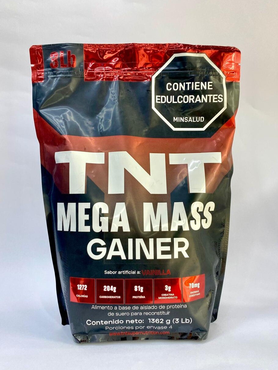 TNT MEGA MASS GAINER 3 LBS