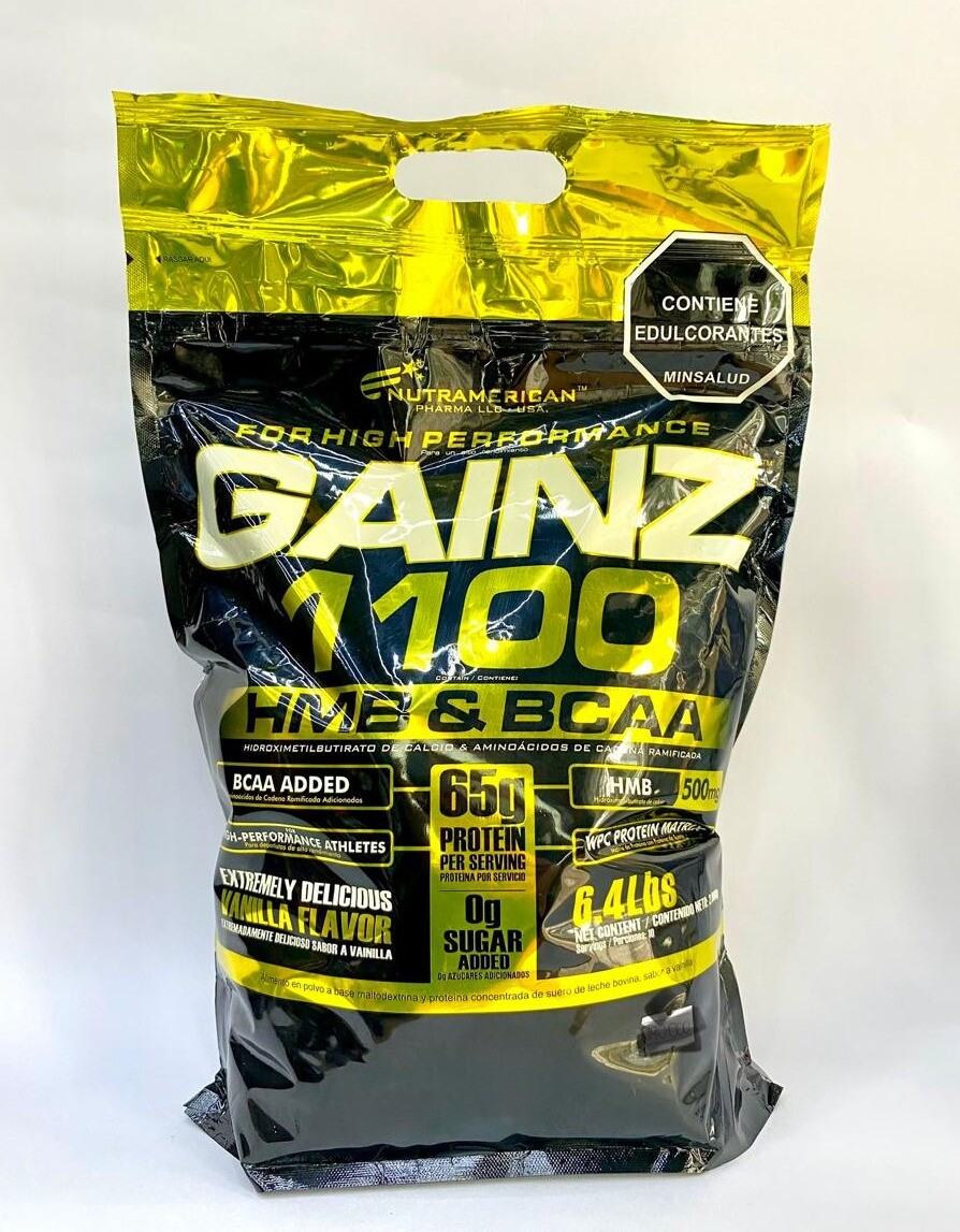 GAINZ 6 LB - PROTEÍNA DE SUERO DE LECHE HIPERCALÓRICA